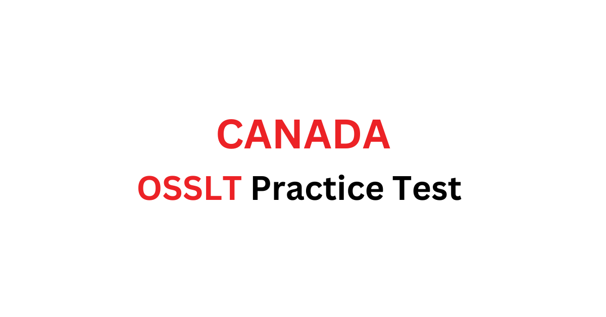 osslt essay practice test